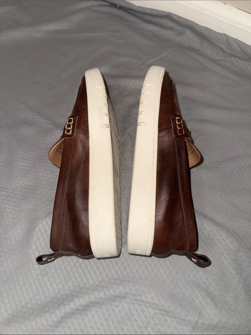 Vionic Chantel Dark Brown Leather Penny Loafer Slip-On Sneaker - Sz 6, Like New - Picture 11 of 15